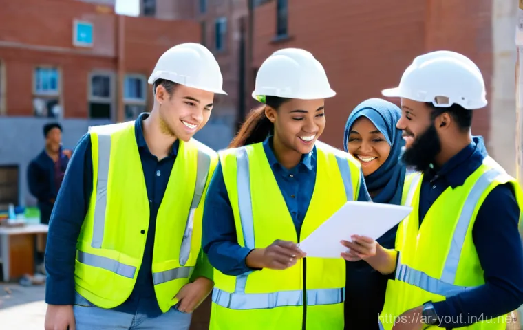 청소년지도사로서의 조직 내 역할 - **Prompt:** A vibrant, sunlit image of a diverse group of young adults, aged 18-25, actively partici...