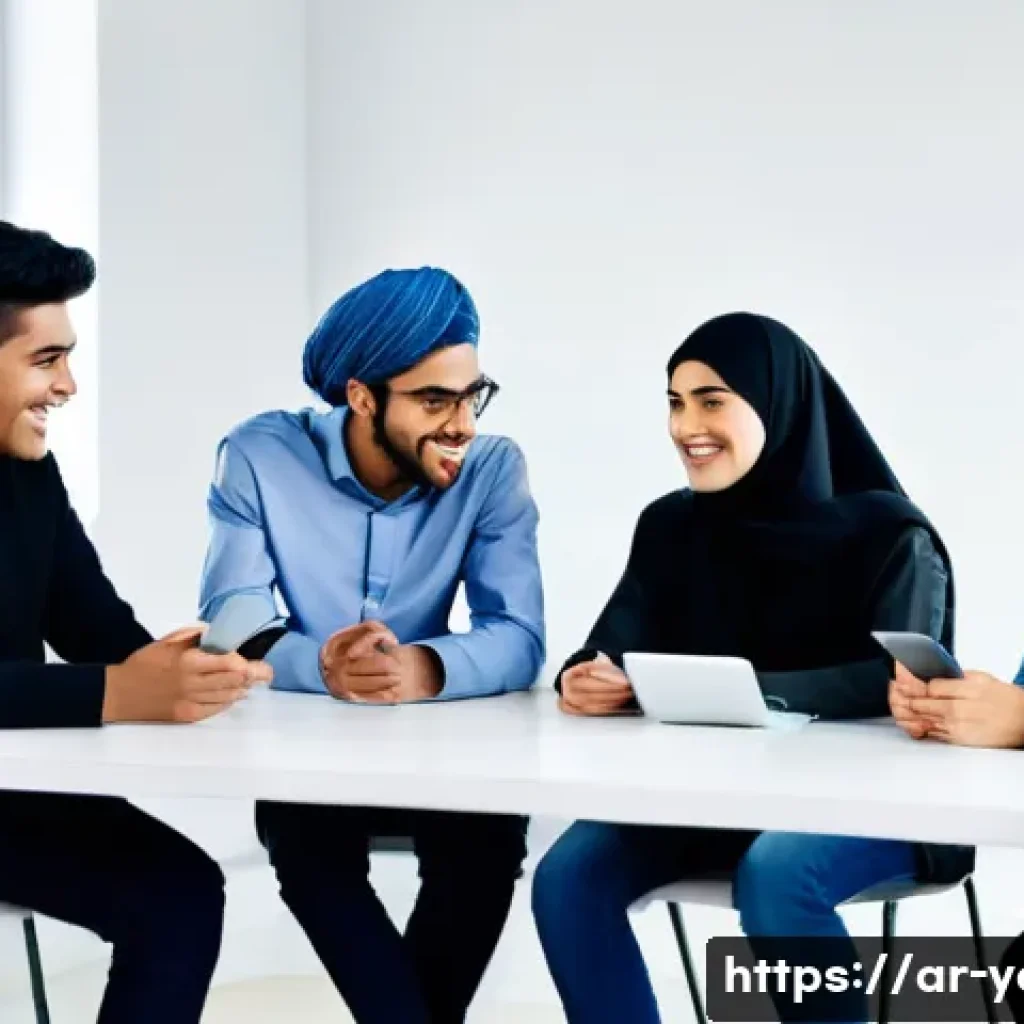 청소년지도사 필기시험에서 자주 출제되는 주제 - **Prompt 1: Digital Mentorship for Youth**
    "A diverse group of five teenagers, both boys and gir...