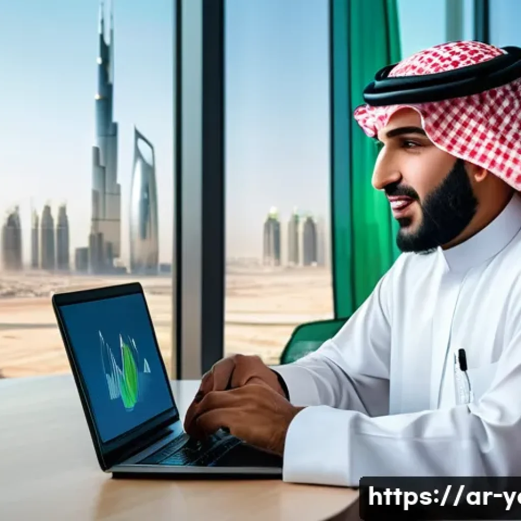 청소년지도사 연봉 협상 전략 - A professional Arab man in traditional Saudi attire (thobe and shemagh) confidently negotiating a sa...